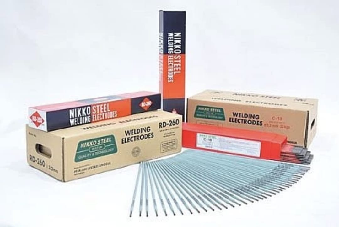 KAWAT LAS NIKKO STEEL RD260/RD460/NK-68/NK-88/RD360/RD718/NSN316/NSN312/HV350/CIN/NK7018