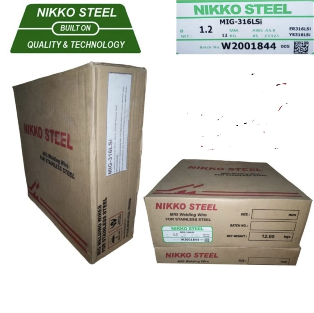 KAWAT LAS NIKKO STEEL RD260/RD460/NK-68/NK-88/RD360/RD718/NSN316/NSN312/HV350/CIN/NK7018 - Gambar 11