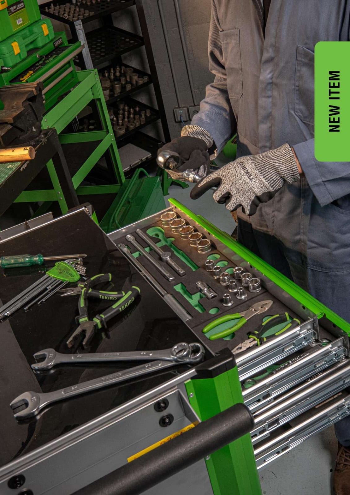 TOOL BOX 3 SUSUN 2 SUSUN DAN ROLLER CABINET - Gambar 3