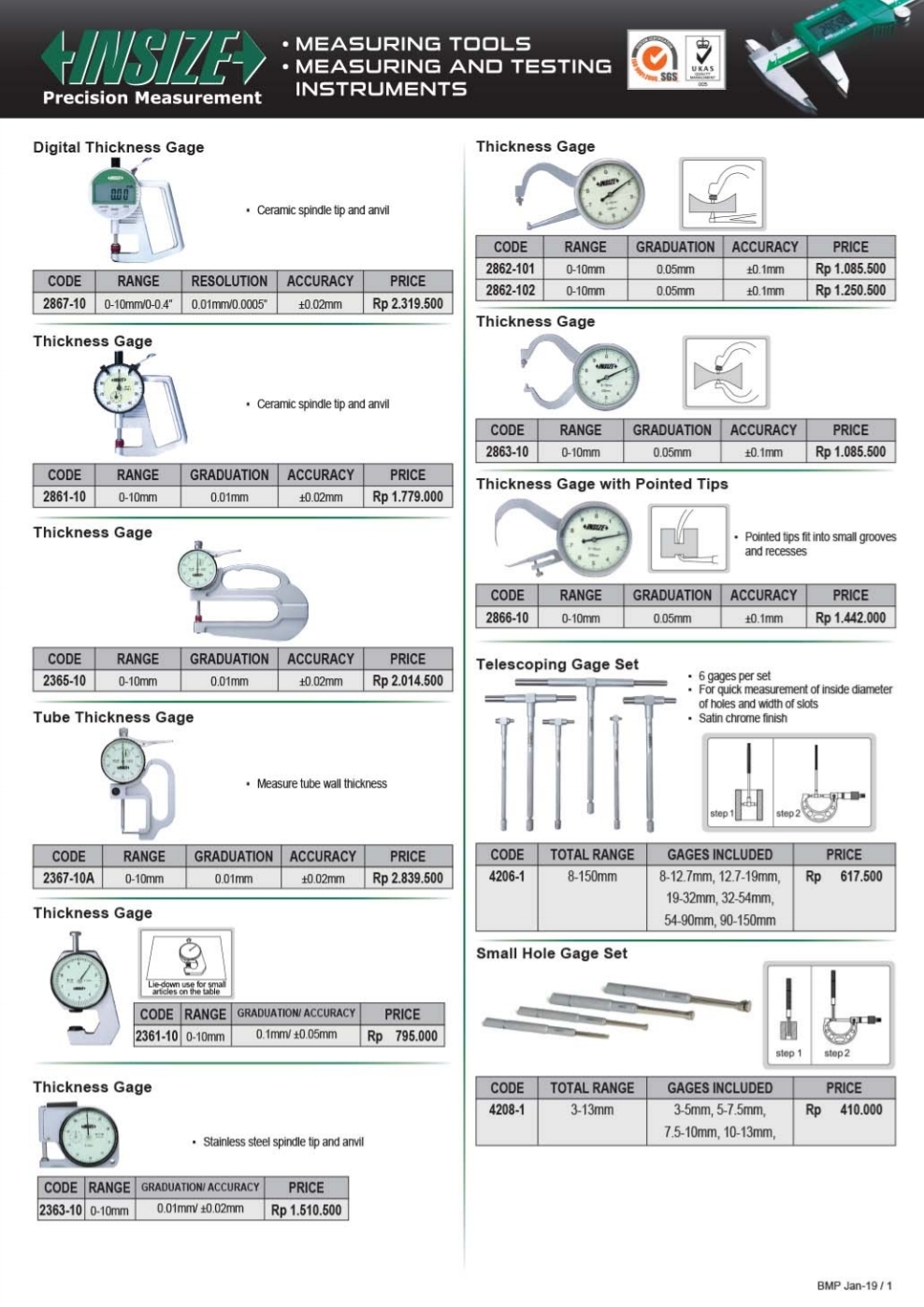 INSIZE ULTRASONIC THICKNESS GAGE - Gambar 6