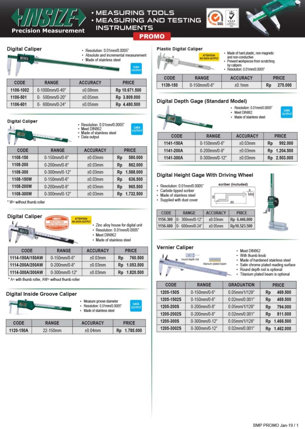 INSIZE ULTRASONIC THICKNESS GAGE - Gambar 9