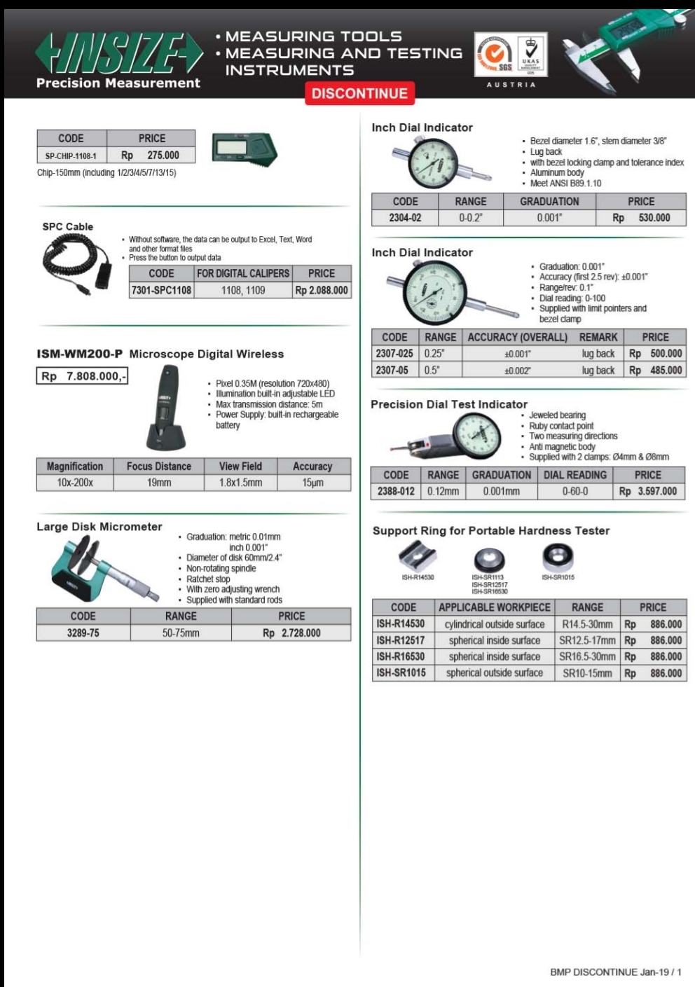 INSIZE ULTRASONIC THICKNESS GAGE - Gambar 10