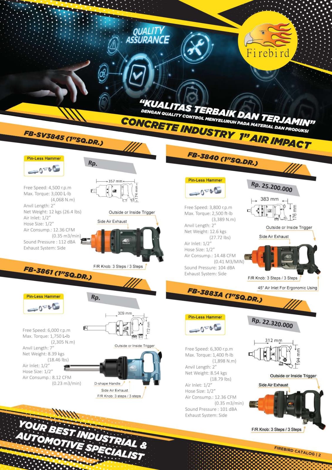 AIR IMPACT 1" FIRE BIRD  - Gambar 11