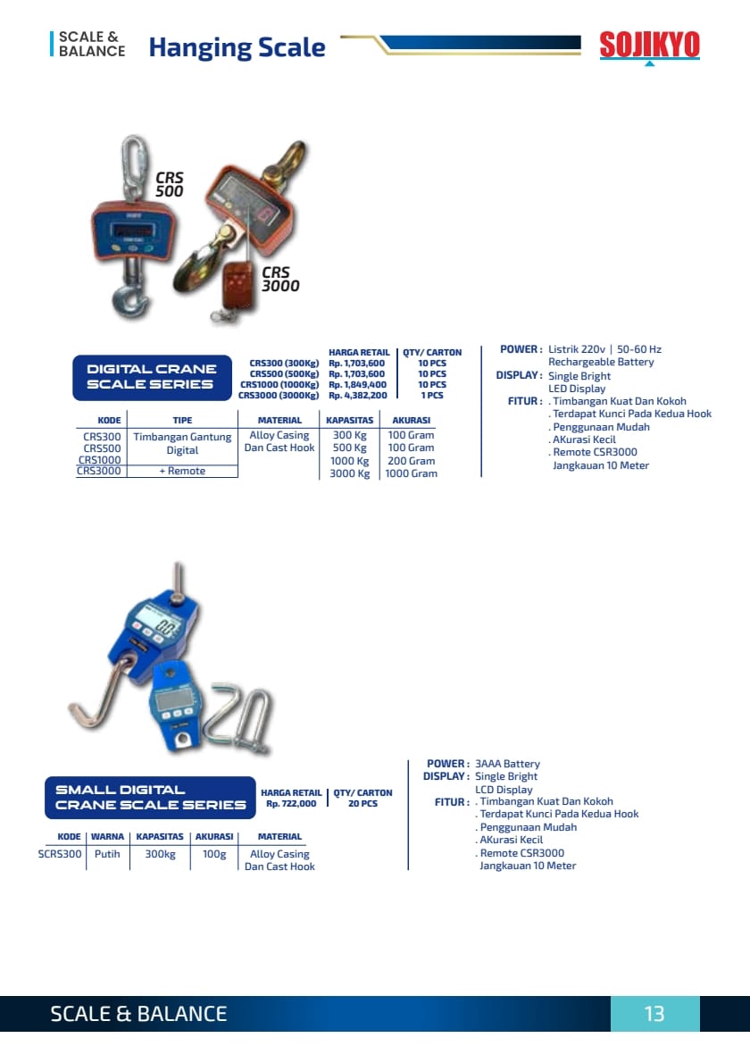 SOJIKYO FLOOR SCALE DARI 500KG - 5TON - Gambar 11